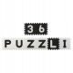 Duże puzzle piankowe dla dzieci 30x30cm 36 elementów literki i cyferki