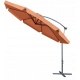Rozkładany parasol ogrodowy XXL 350cm na wysięgniku regulowany 3 kolory