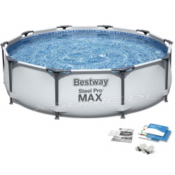 Basen ogrodowy na stelażu 8w1 Steel Pro Max 305 x 76 cm Bestway 56406