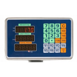 Elektroniczna waga magazynowa platformowa z podestem 150kg sklepowa LCD