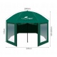 Parasol wędkarski 2,4m osłona wodoodporny namiot łamany zielony składany