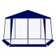 Pawilon ogrodowy namiot z moskitierą 6 ścian otwierany na suwak 2 kolory