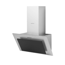 Okap kuchenny kominowy 60 cm Berdsen BT-209 czarny Inox LED oświetlenie