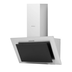 Okap kuchenny kominowy 60 cm Berdsen BT-209 czarny Inox LED oświetlenie
