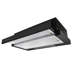 Okap kuchenny teleskopowy podszafkowy Berdsen 60 cm kolor czarny BT-230
