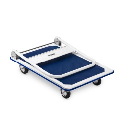 Wózek platformowy transportowy do 300kg ze składaną rączką magazynowy