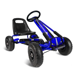 Gokart na pedały quad dziecięcy pompowane koła regulacja siedzenia 3 kolory RK-594