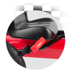 Gokart na pedały dziecięcy pompowane koła regulacja siedzenia 3 kolory do 50kg