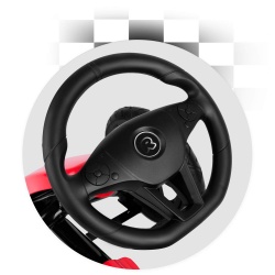 Gokart na pedały dziecięcy pompowane koła regulacja siedzenia 3 kolory do 50kg