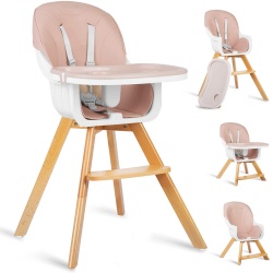 Krzesełko do karmienia dla dziecka Lilo 3w1 fotelik