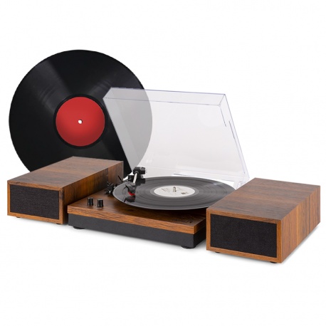 Gramofon z głośnikami RP165 zestaw stereo Bluetooth RCA płyta winyl