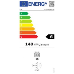 Chłodziarka do wina ETA winiarka na 16 butelek zakres temperatury 5 do 18°C