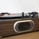 Gramofon Fenton RP102 z Bluetooth głośnikami zgrywaniem mp3 czarny srebrny