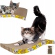 Drapak dla kota kartonowy poziomy 42cm fala kotów kocimiętka w zestawie