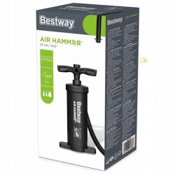 Pompka tłokowa funkcja wypompowywania Bestway 1400 cm3 pompuje w obie strony 62086