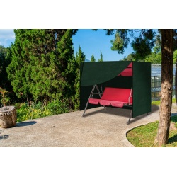 Pokrowiec ochronny na huśtawkę ogrodową 215x153x145cm PE zapinany na zamek