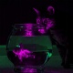 Lampka LED wodoodporna z pilotem RGB zestaw 2 sztuki oświetlenie podwodne lampki dekoracyjne