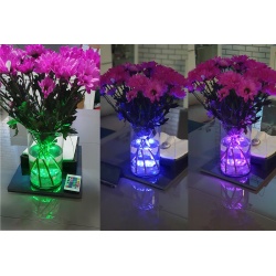 Lampka LED wodoodporna z pilotem RGB zestaw 2 sztuki oświetlenie podwodne lampki dekoracyjne
