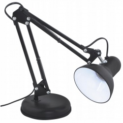 Lampka biurkowa kreślarska E27 nastawna lampa szkolna na biurko
