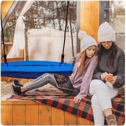 Huśtawka ogrodowa dla dzieci bocianie gniazdo 95 cm XL różne kolory