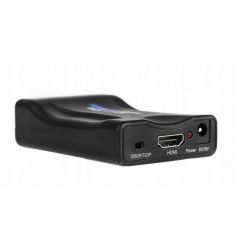 Adapter konwerter EURO SCART na HDMI HD przejściówka analogowy na cyfrowy