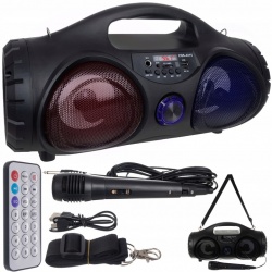 Głośnik bezprzewodowy Bluetooth tuba Boombox radio FM MP3 USB TF