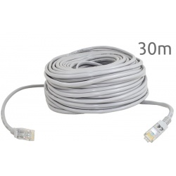 Kabel sieciowy LAN 30 metrów Ethernet skrętka Gold zakończony wtyk RJ45