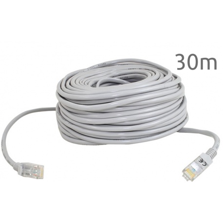 Kabel sieciowy LAN 30 metrów Ethernet skrętka Gold zakończony wtyk RJ45