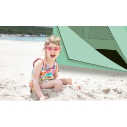 Namiot plażowy automatyczny 252x135x145cm turystyczny parawan UV ogrodowy