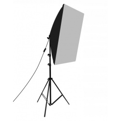 Softbox studyjny 50x70cm zestaw 2 sztuki oświetlenie ciągłe 2 x 150W