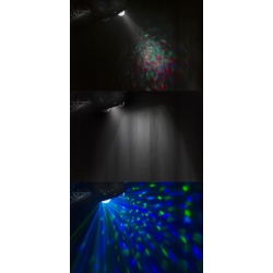 Efekt płynącej wody oświetlenie LED RGBW-UV WATER BeamZ LEDWAVE 4 efekty