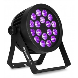 Reflektor LED PAR 18x12W stroboskop RGBW IP65 BeamZ BWA536