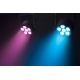 Reflektor światło ultrafioletowe PAR LED RGBWA UV 6x12W BeamZ BAC302