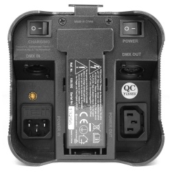 Oświetlacz akumulatorowy LED Uplight Par 6x12W RGBWA-UV z bezprzewodowym DMX BBP96