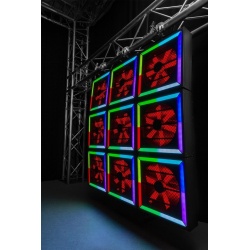Oświetlenie sceniczne wentylator dekoracyjny LED TWISTER 400 FAN RGB DMX