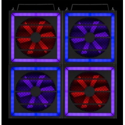 Oświetlenie sceniczne wentylator dekoracyjny LED TWISTER 400 FAN RGB DMX