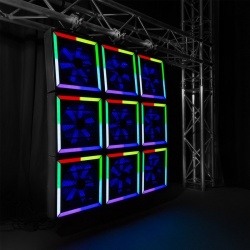 Oświetlenie sceniczne wentylator dekoracyjny LED TWISTER 400 FAN RGB DMX
