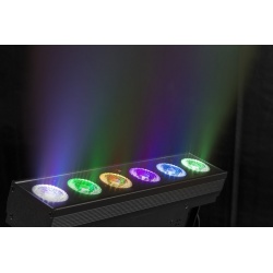 Oświetlacz akumulatorowy LED Uplight Bar 6x12W RGBAW-UV z bezprzewodowym DMX BBB612