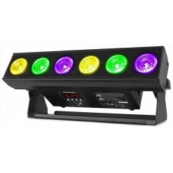 Oświetlacz akumulatorowy LED Uplight Bar 6x12W RGBAW-UV z bezprzewodowym DMX BBB612