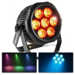 Reflektor zewnętrzny zaprogramowane pokazy LED PAR IP65 BWA410 BeamZ