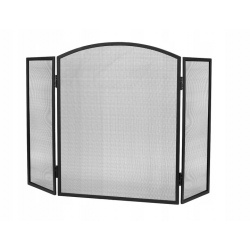 Parawan kominkowy metalowy zabezpieczenie XXL 118x76cm osłona kominka paleniska