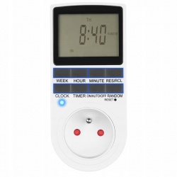 Programator czasowy włącznik wyłącznik zasilania do gniazdka Timer LCD