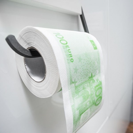 Papier toaletowy pieniądze 100 Euro XL rolka jednostronny nadruk