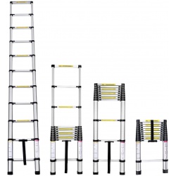 Drabina teleskopowa 290cm składana przystawna aluminiowa stabilizator 8kg