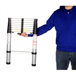 Drabina teleskopowa 290cm składana przystawna aluminiowa stabilizator 8kg