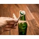 Otwieracz do butelek kapsli samolot antyczny brąz opakowanie prezentowe