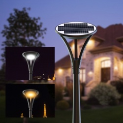 Lampa solarna ogrodowa uliczna do parku duża oświetlenie alejki Power Need SLL31 3000lm 19W