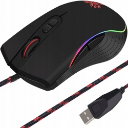 Myszka dla graczy gamingowa komputerowa LED 1200-7200 DPI bardzo szybka