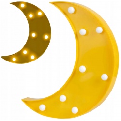 Lampka nocna księżyc do pokoju dziecięcego na baterie