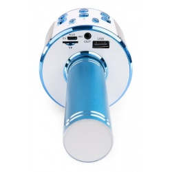 Mikrofon do karaoke bezprzewodowy Bluetooth z wbudowanymi głośnikami MP3